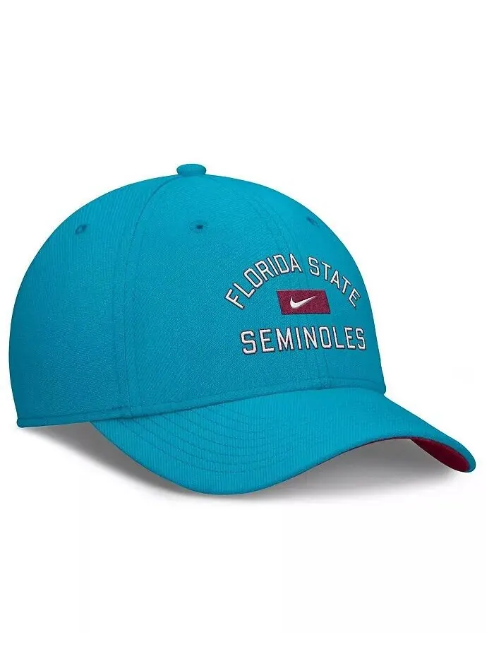 Мужская бирюзовая кепка Florida State Seminoles Swoosh Flex Nike — изображение 4 из 4