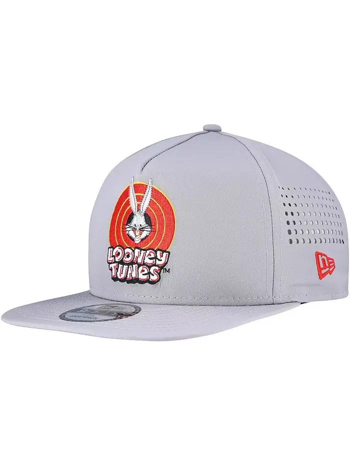 Мужская серая бейсболка Looney Tunes с вентиляцией 9FIFTY New Era — изображение 1 из 4