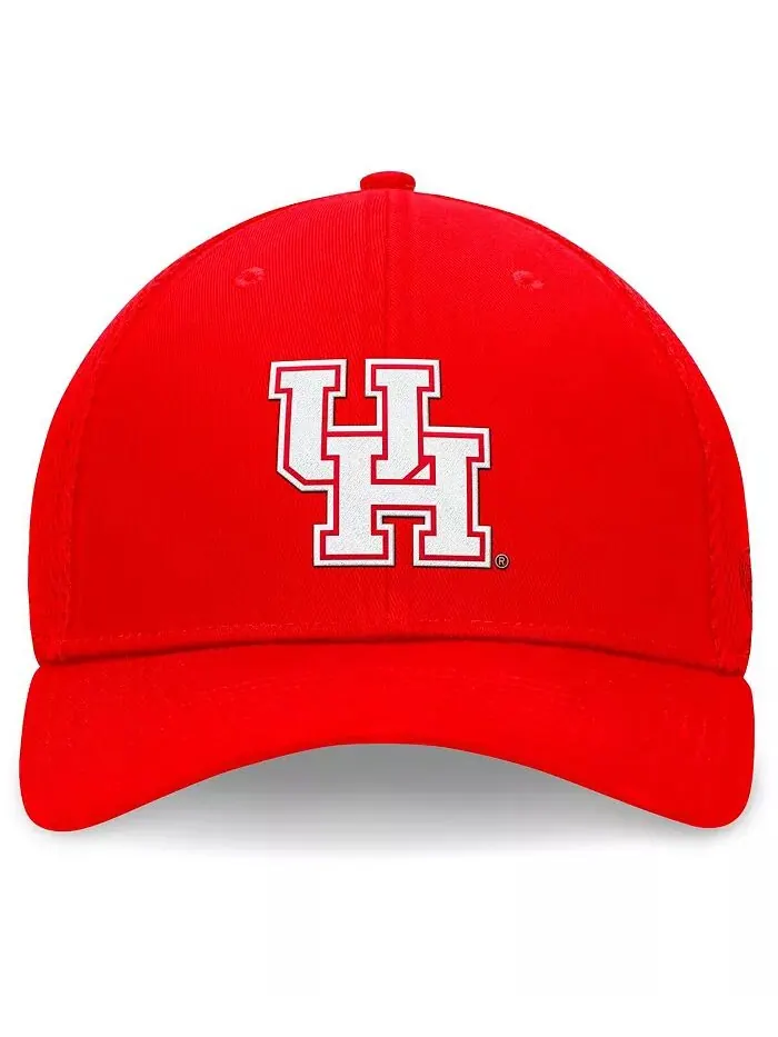 Мужская красная кепка Houston Cougars Spacer Flex Top of the World — изображение 2 из 4