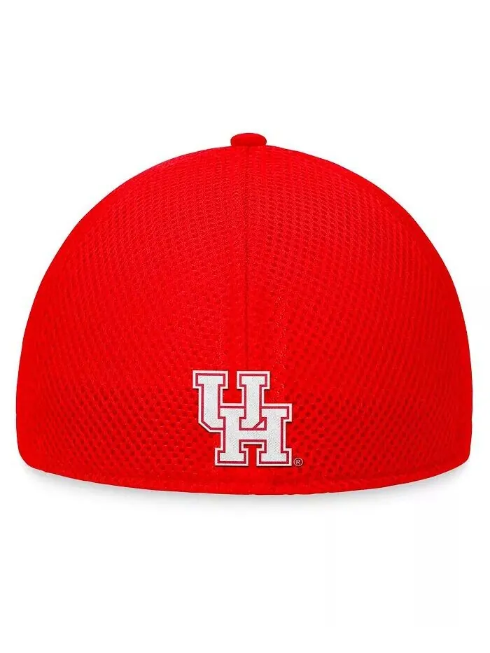 Мужская красная кепка Houston Cougars Spacer Flex Top of the World — изображение 4 из 4