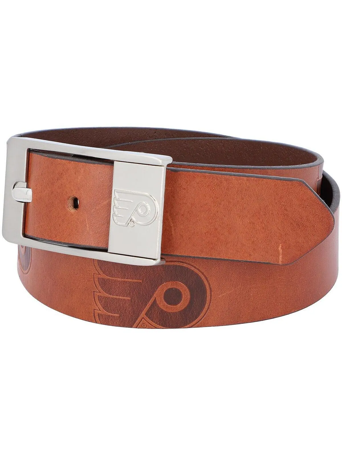 Мужской ремень Brandish Philadelphia Flyers Eagles Wings — изображение 1 из 1, коричневый