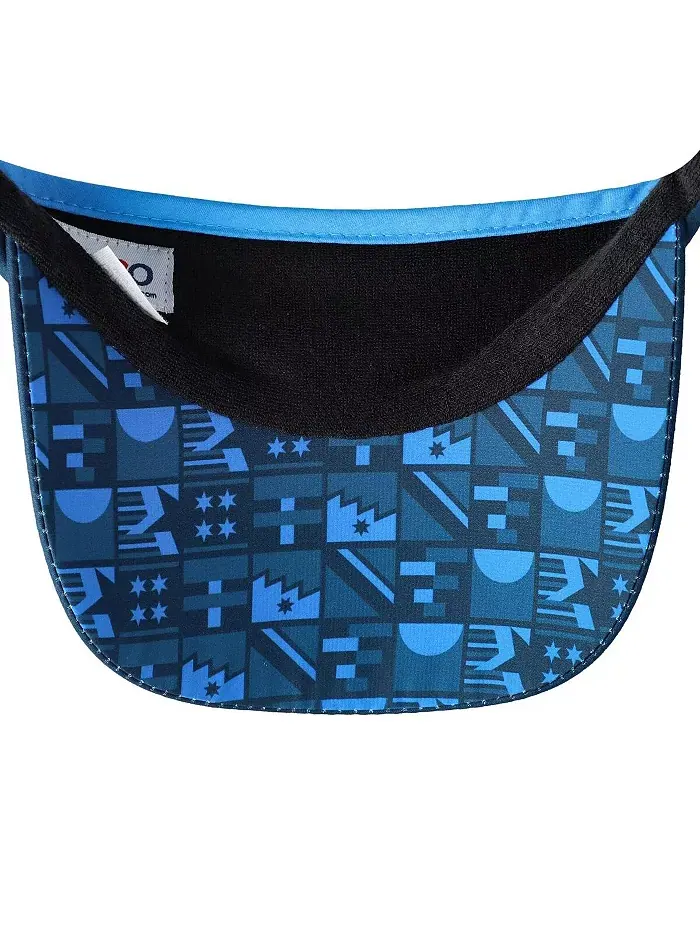 Мужская и женская синяя шапка World Marathon Majors 360 с регулируемым козырьком BOCO Gear — изображение 3 из 3