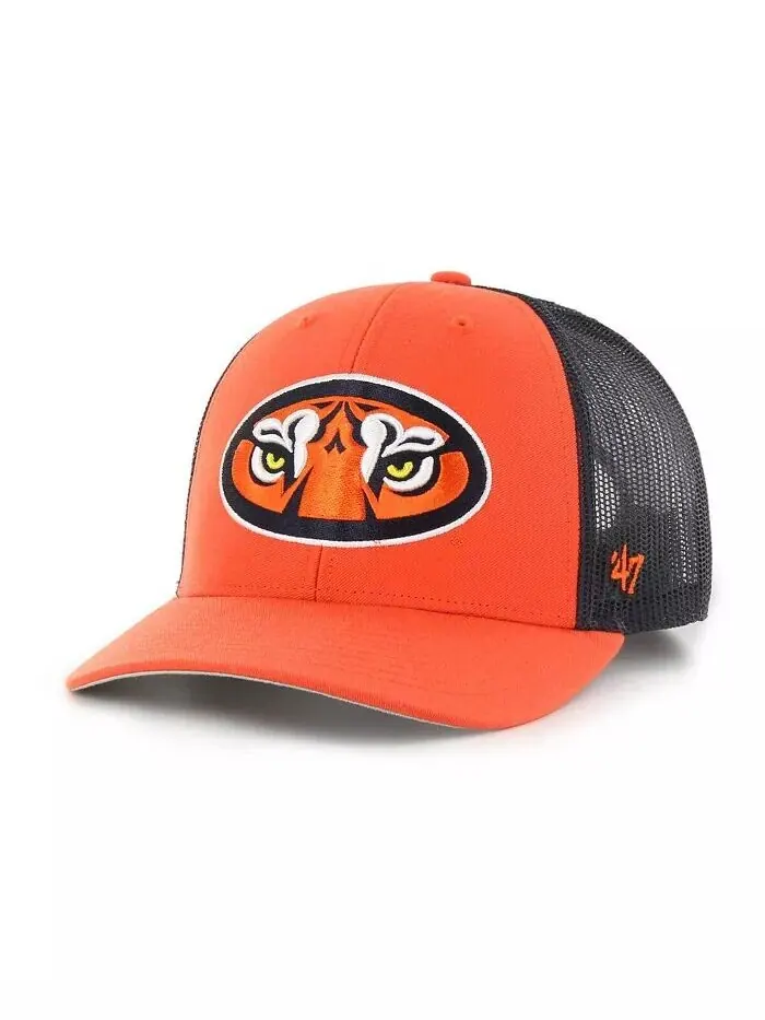 Мужская оранжевая шапка Auburn Tigers Trucker Adjustable '47 Brand — изображение 1 из 2