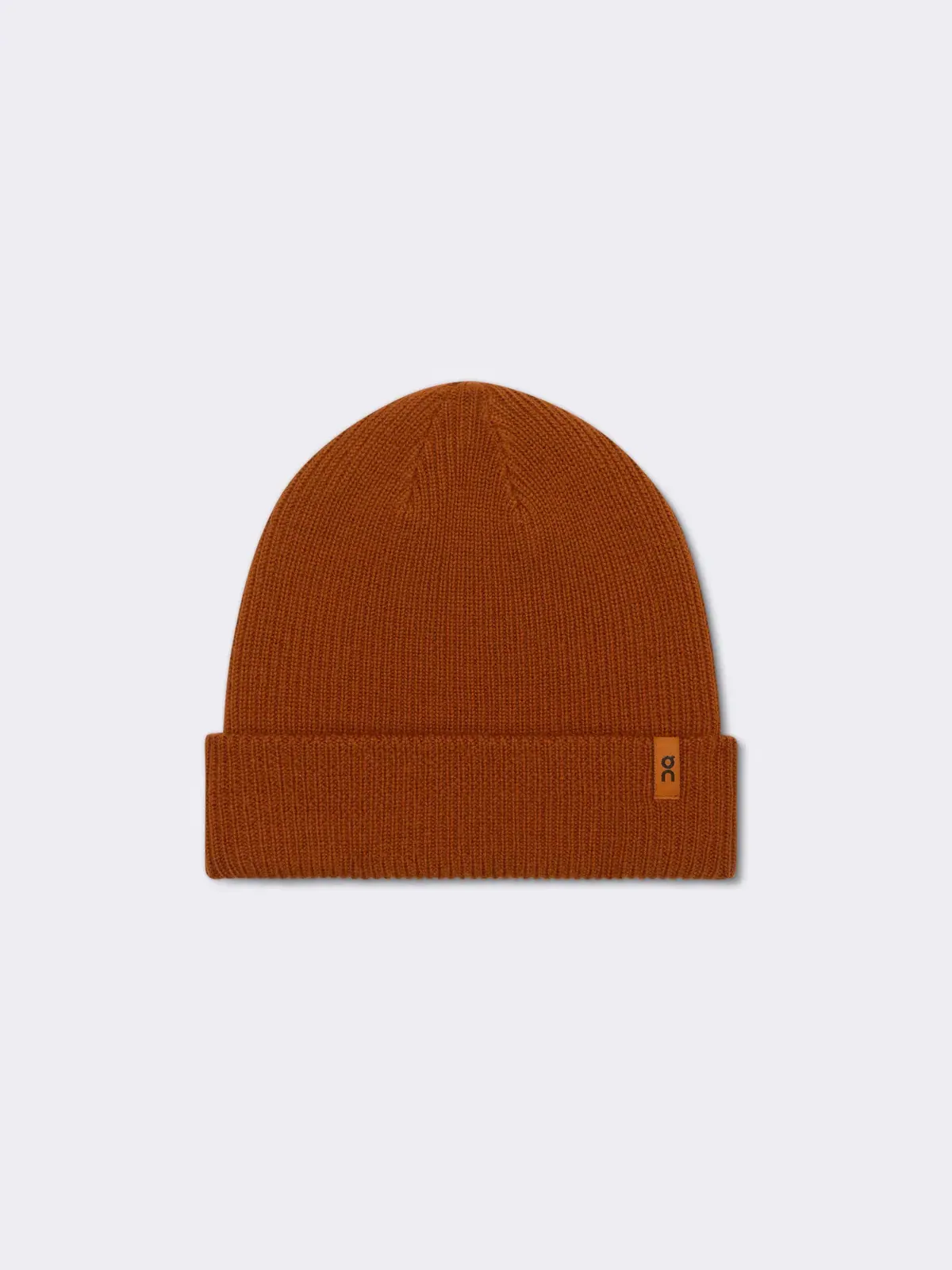 Детская шапка из шерсти мериноса с отворотом Merino Beanie Kids On — изображение 2 из 5, корица