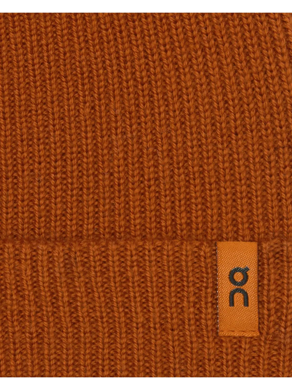 Детская шапка из шерсти мериноса с отворотом Merino Beanie Kids On — изображение 4 из 5, корица