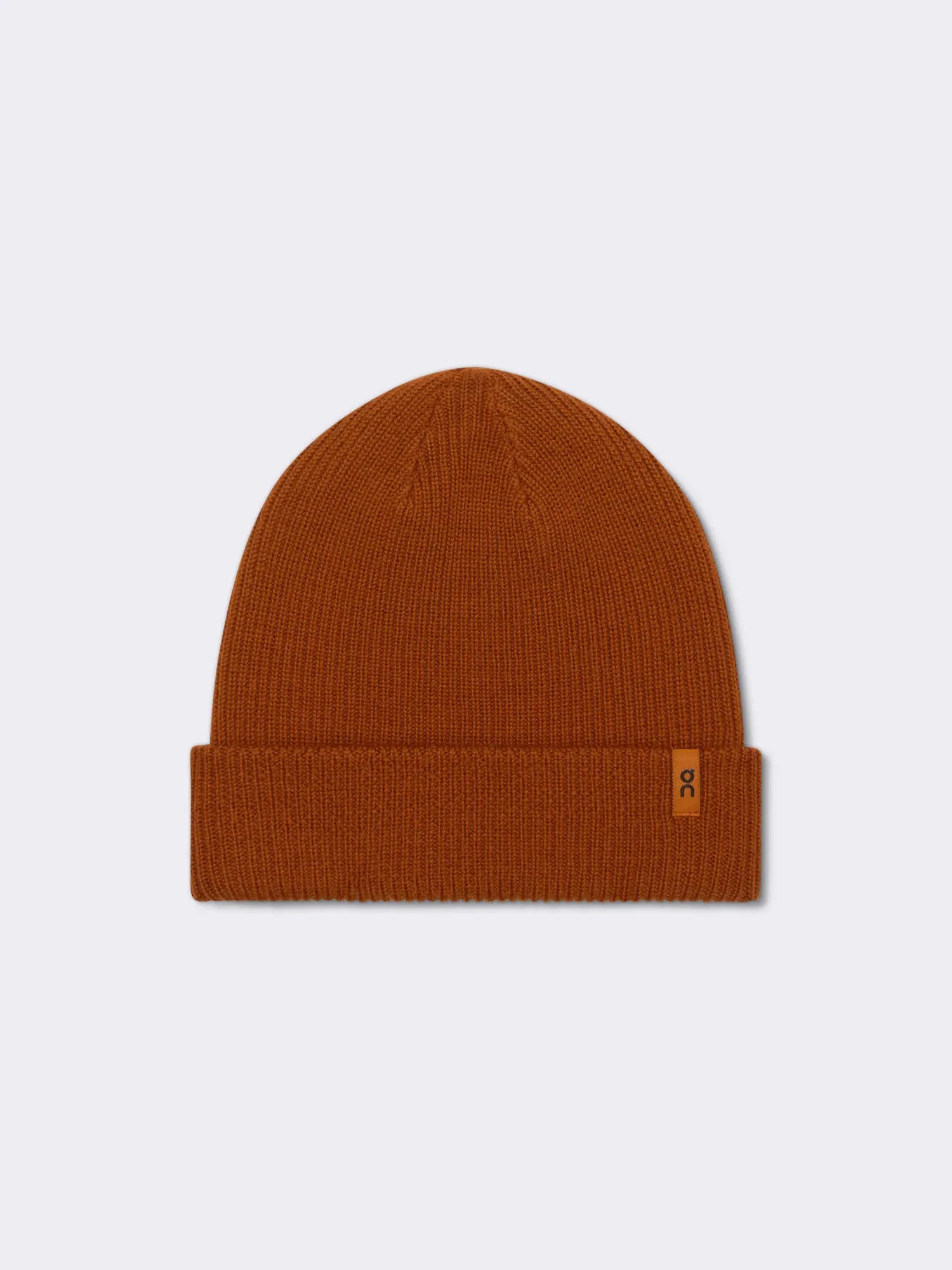 Детская шапка из шерсти мериноса с отворотом Merino Beanie Kids On — изображение 5 из 5, корица