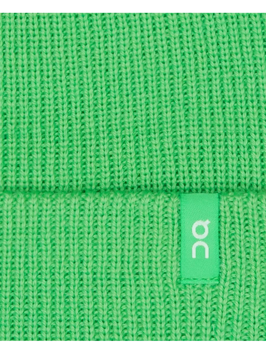 Детская шапка из мериносовой шерсти Merino Beanie Kids On, Honeydew — изображение 4 из 4, бледно-зеленый