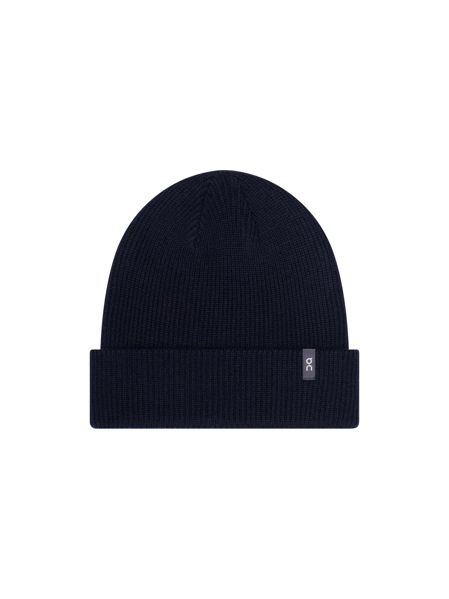 Шапка бини из шерсти мериноса с отворотом Merino Beanie On