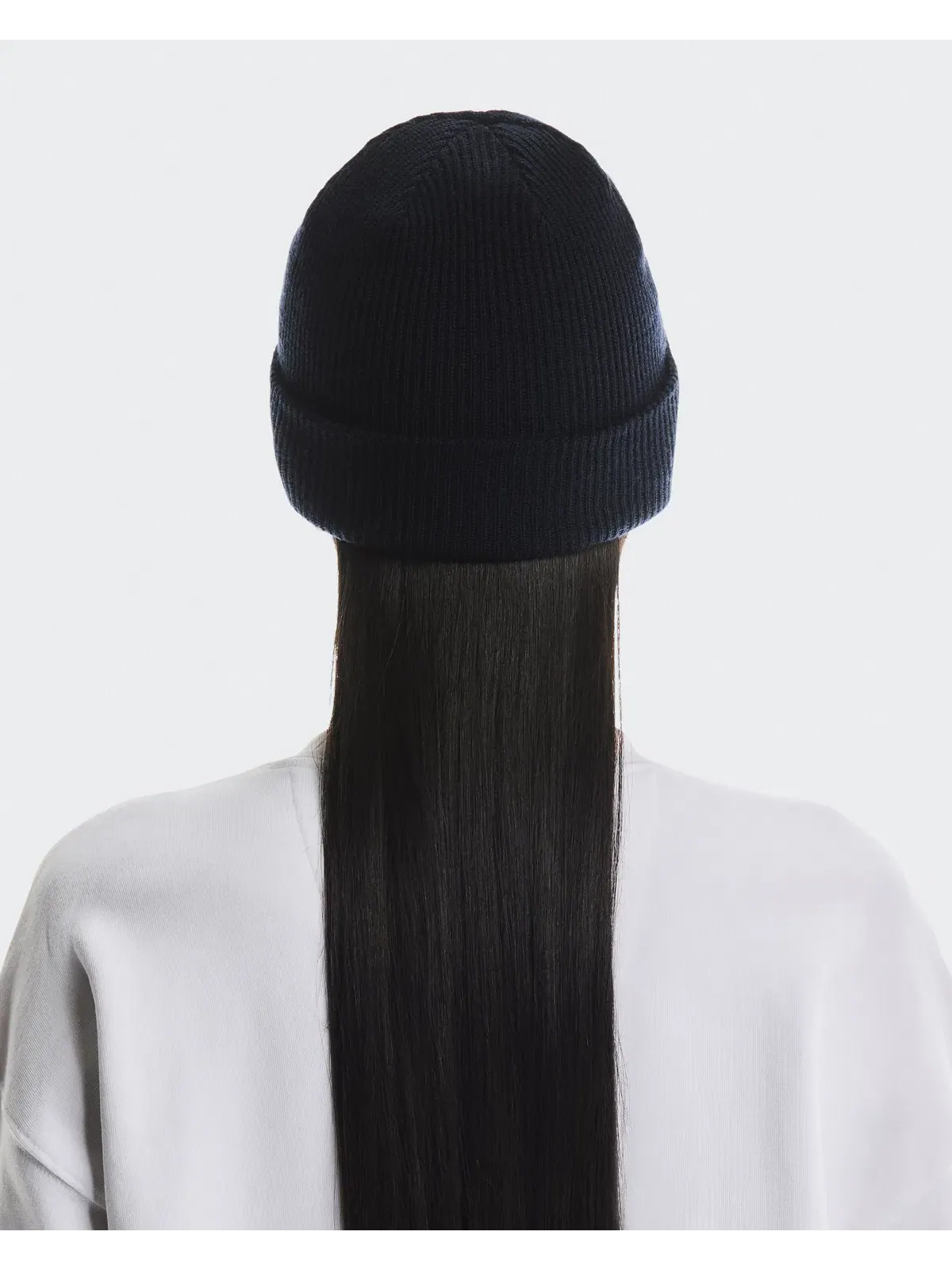 Шапка бини из шерсти мериноса с отворотом Merino Beanie On — изображение 5 из 7, синий