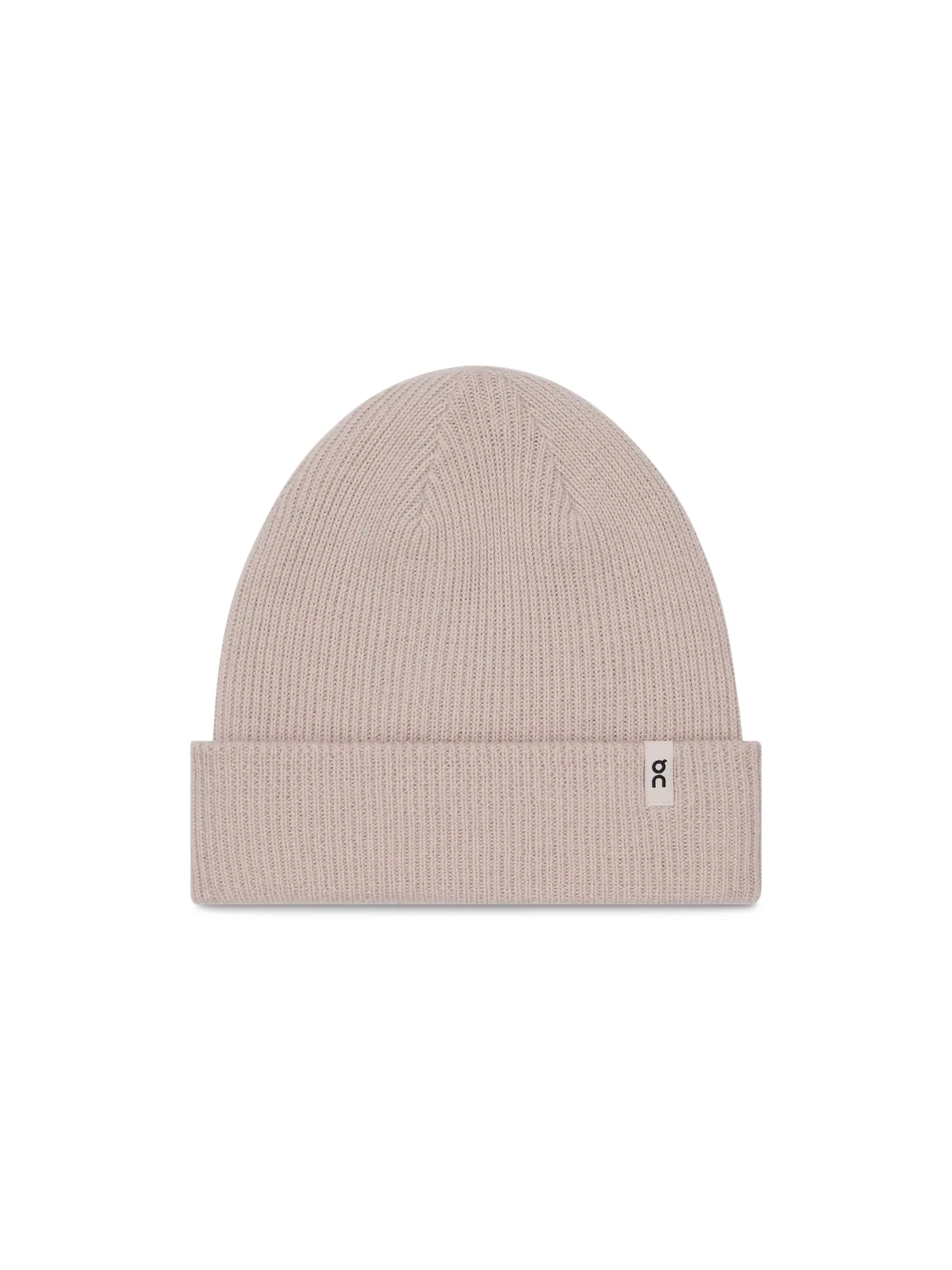 Шапка бини из шерсти мериноса с отворотом Merino Beanie On