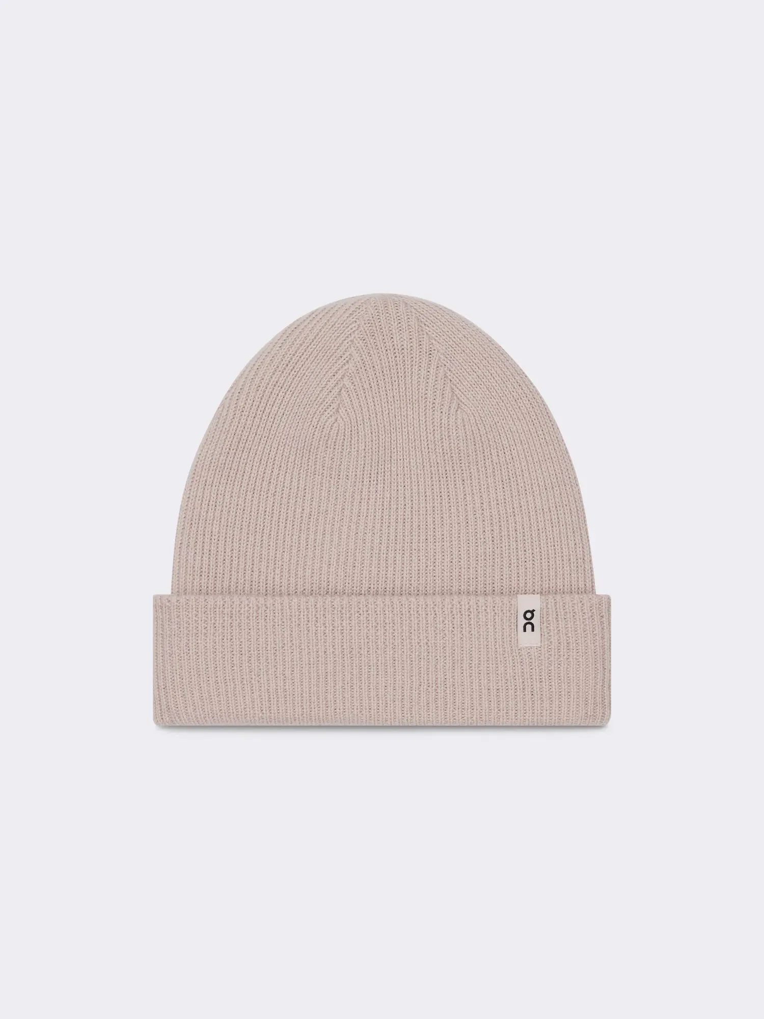 Шапка бини из шерсти мериноса с отворотом Merino Beanie On — изображение 7 из 7, овсяный