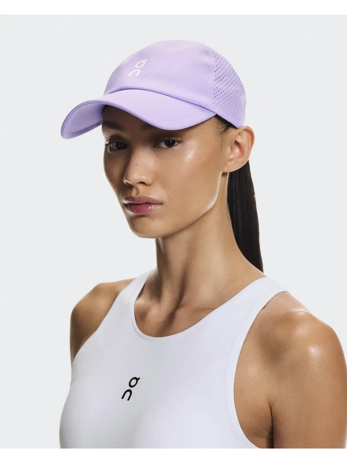 Кепка теннисная с перфорацией Court Cap, On, Bloom — изображение 3 из 7, светло-розовый