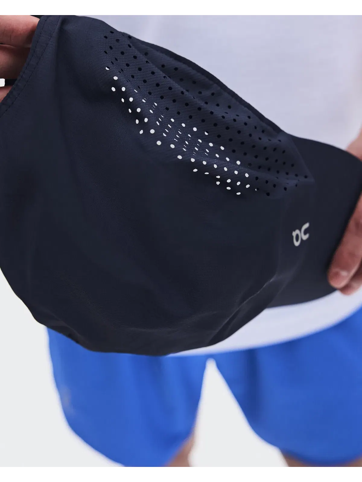 Бейсболка для бега легкая с перфорацией Lightweight Cap On — изображение 6 из 8, темно-синий