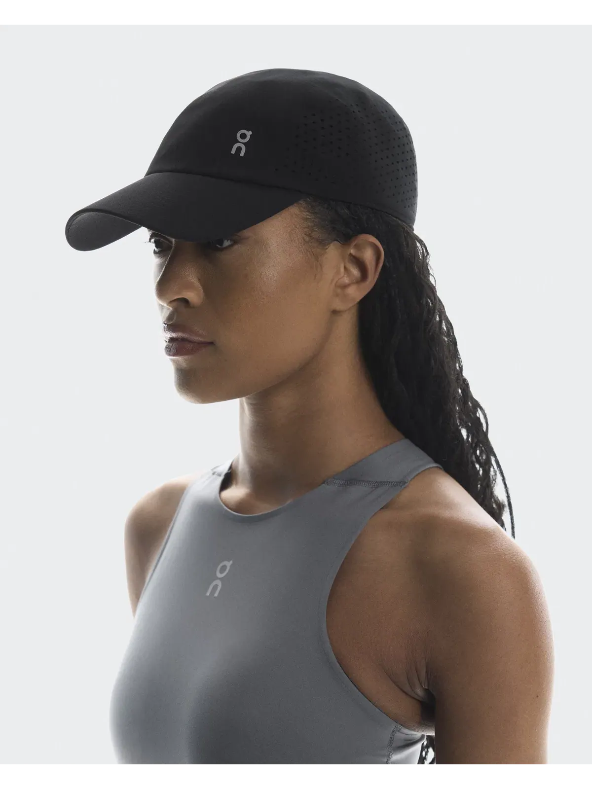Бейсболка для бега легкая с перфорацией Lightweight Cap On — изображение 3 из 7, черный