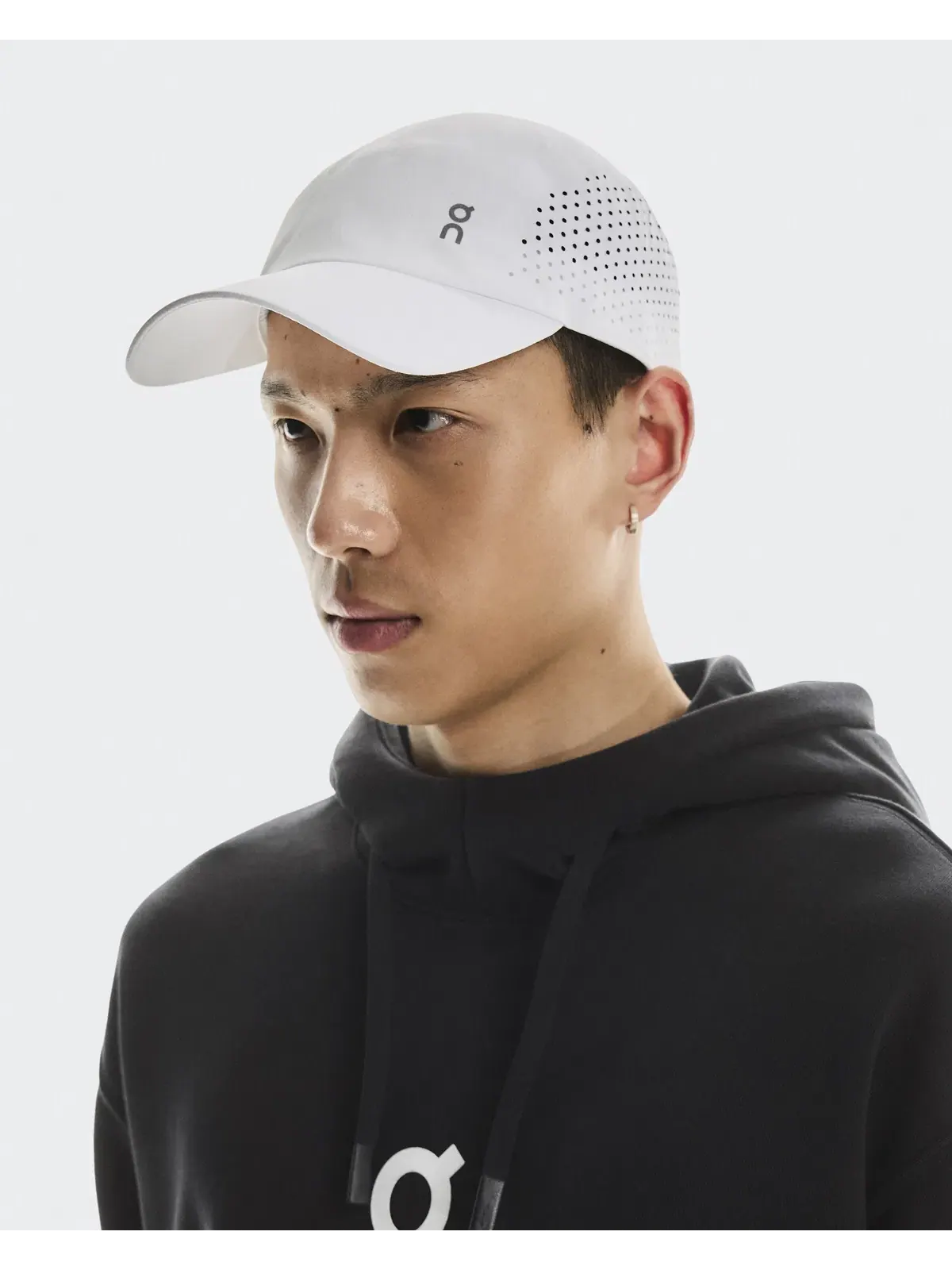 Белая спортивная кепка с перфорацией Lightweight Cap On — изображение 3 из 7, белый