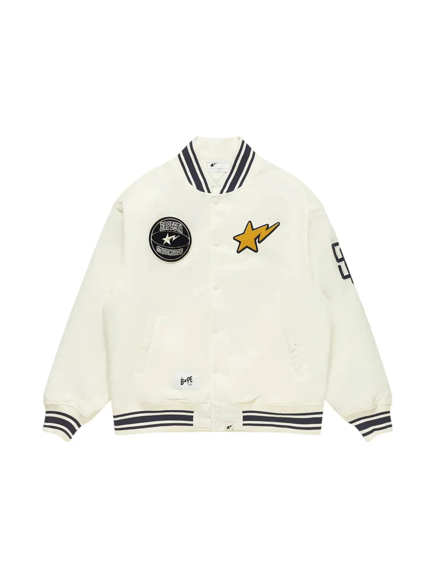 Мужская куртка-бейсболка от BAPE — изображение 1 из 2, белый