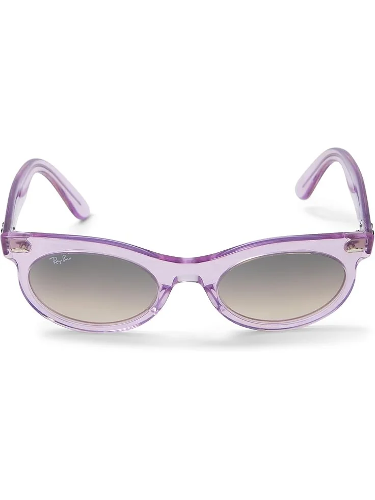 Солнцезащитные очки Ray-Ban 0RB2242 Wayfarer Oval Photochromic — изображение 2 из 4, фиолетовый