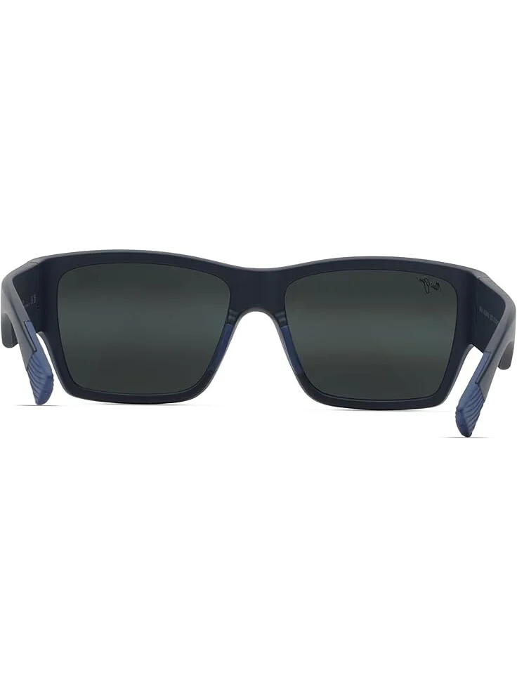 Солнцезащитные очки Maui Jim Kaolu — изображение 3 из 3, синий/серый