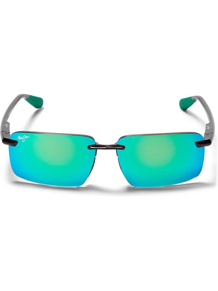 Солнцезащитные очки Maui Jim Laulima AF — изображение 2 из 4, коричневый