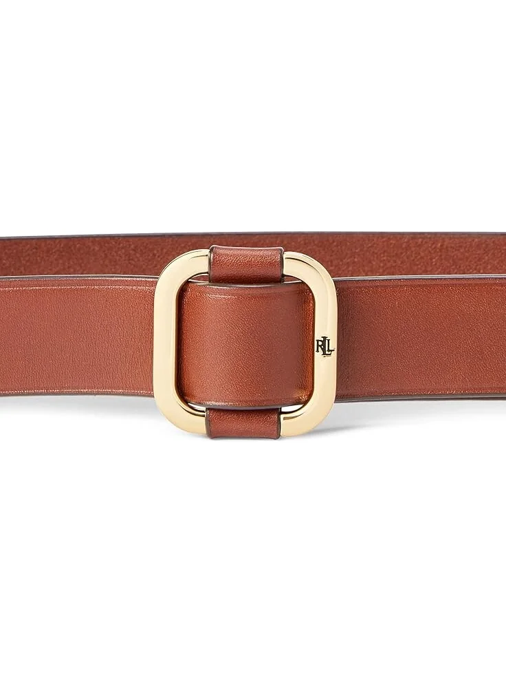 Ремень Lauren Ralph Lauren Slide Buckle Leather Belt, цвет Cuoio — изображение 2 из 2