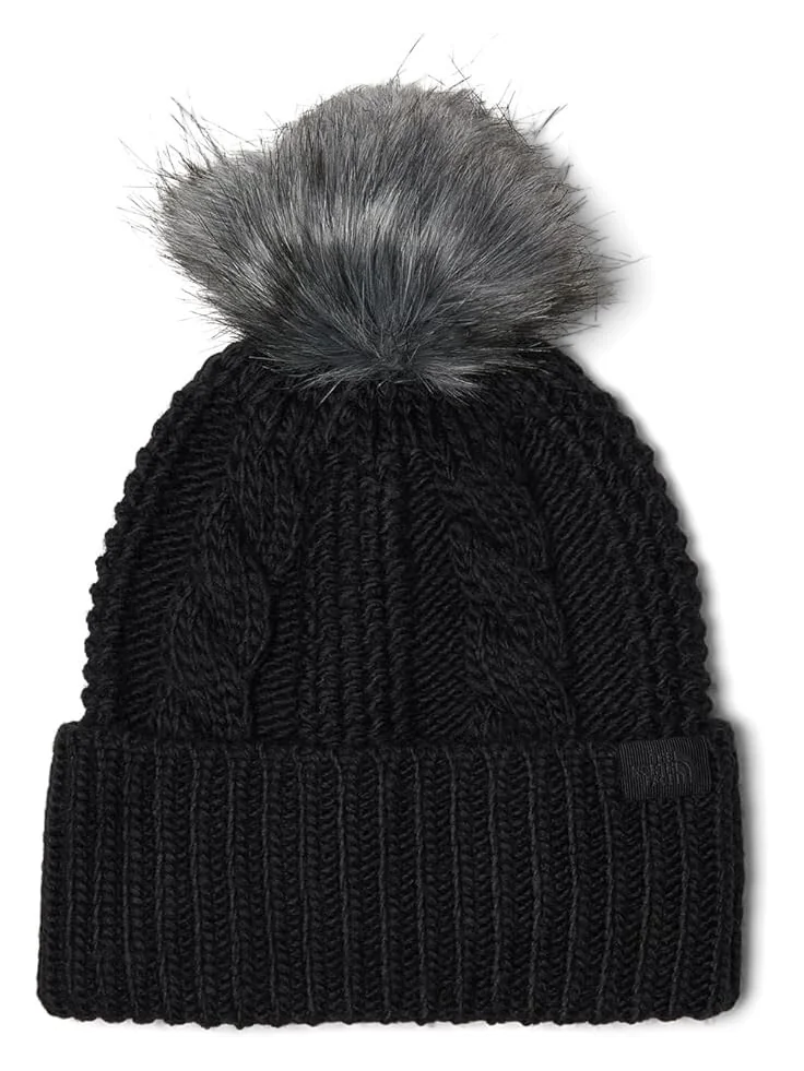 Шапка The North Face Oh Mega Fur Pom Beanie — изображение 1 из 1, черный