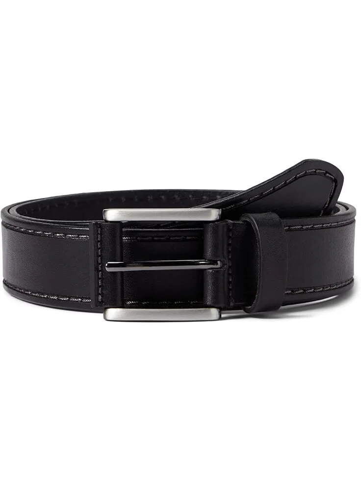 Ремень Johnston & Murphy Laser Top Stitch Belt — изображение 1 из 1, черный