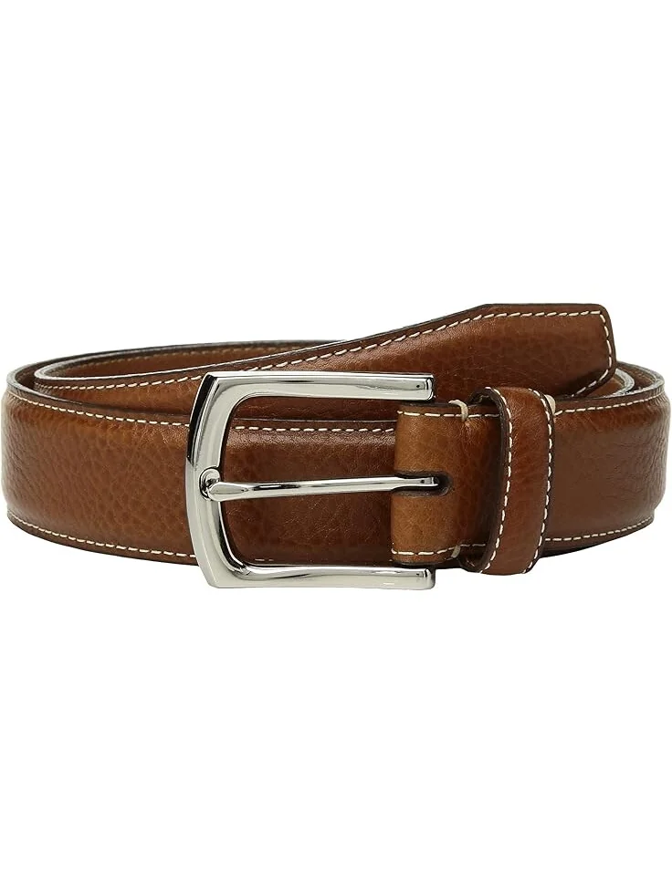 Ремень Johnston & Murphy Topstitch Belt — изображение 1 из 1, желто-коричневый
