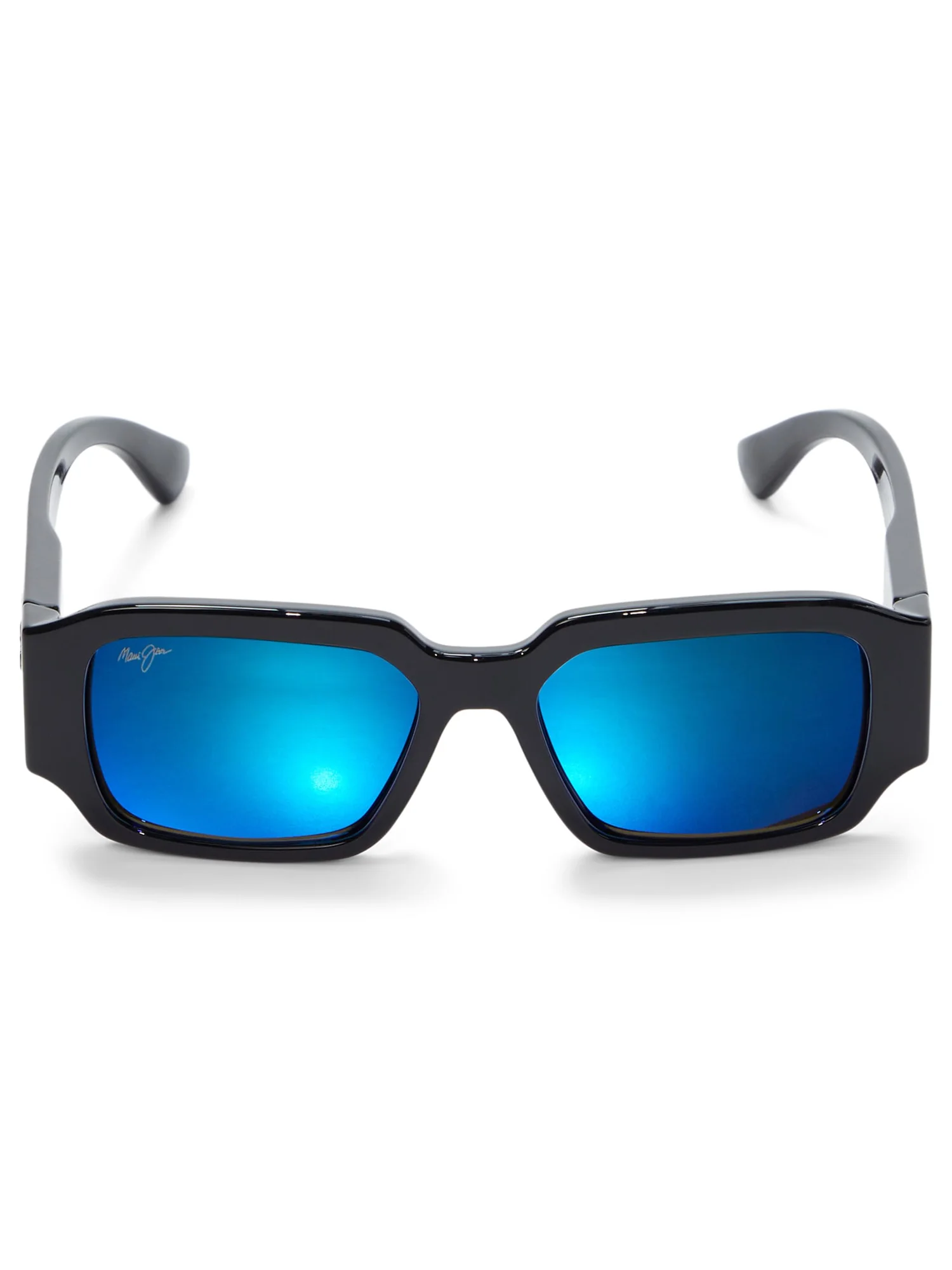 Солнцезащитные очки Unisex Maui Jim Kupale — изображение 2 из 4, черный/синий