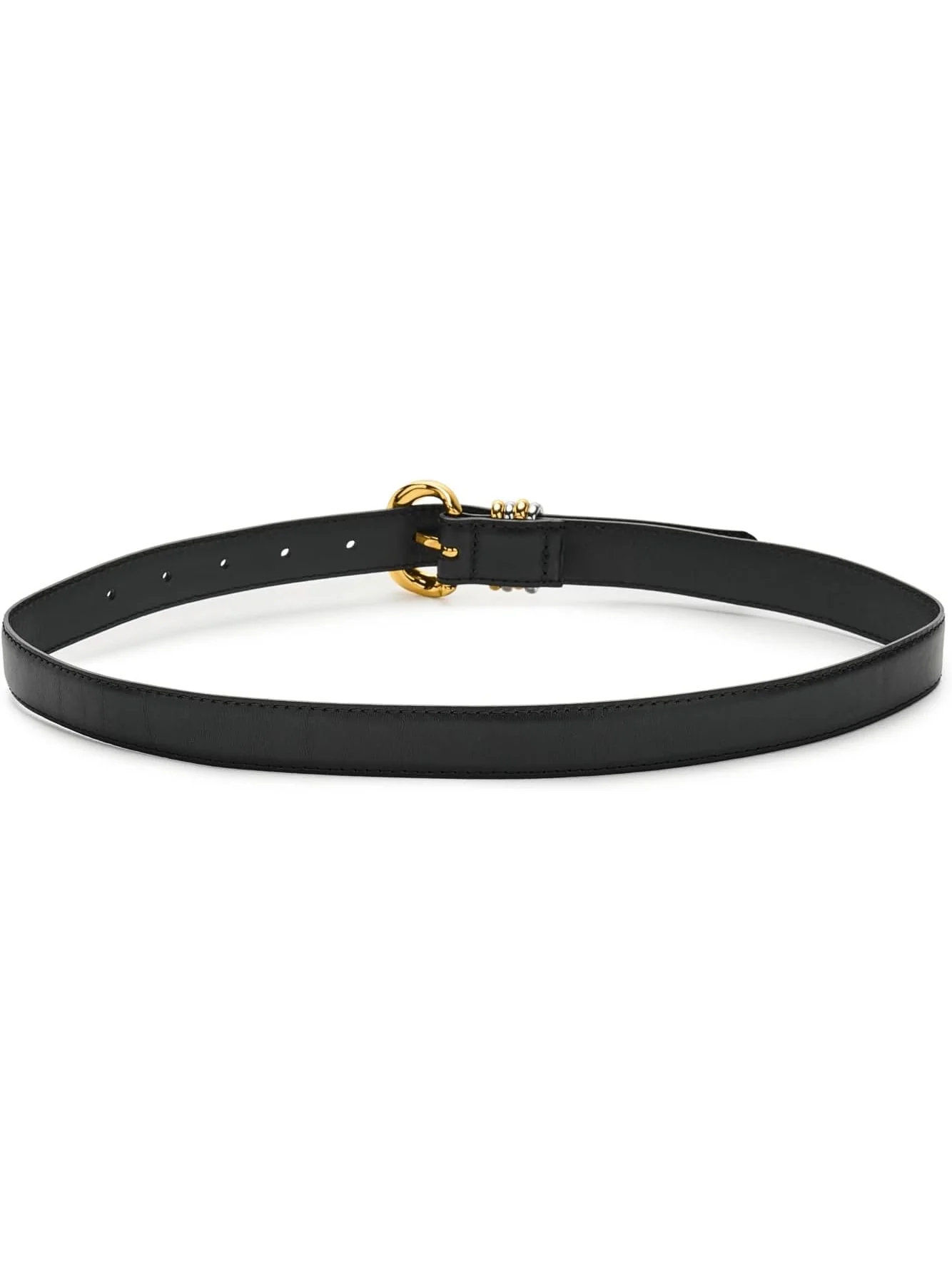 Ремень Madewell Women's Inez Belt: Mixed Metal — изображение 4 из 4, черный