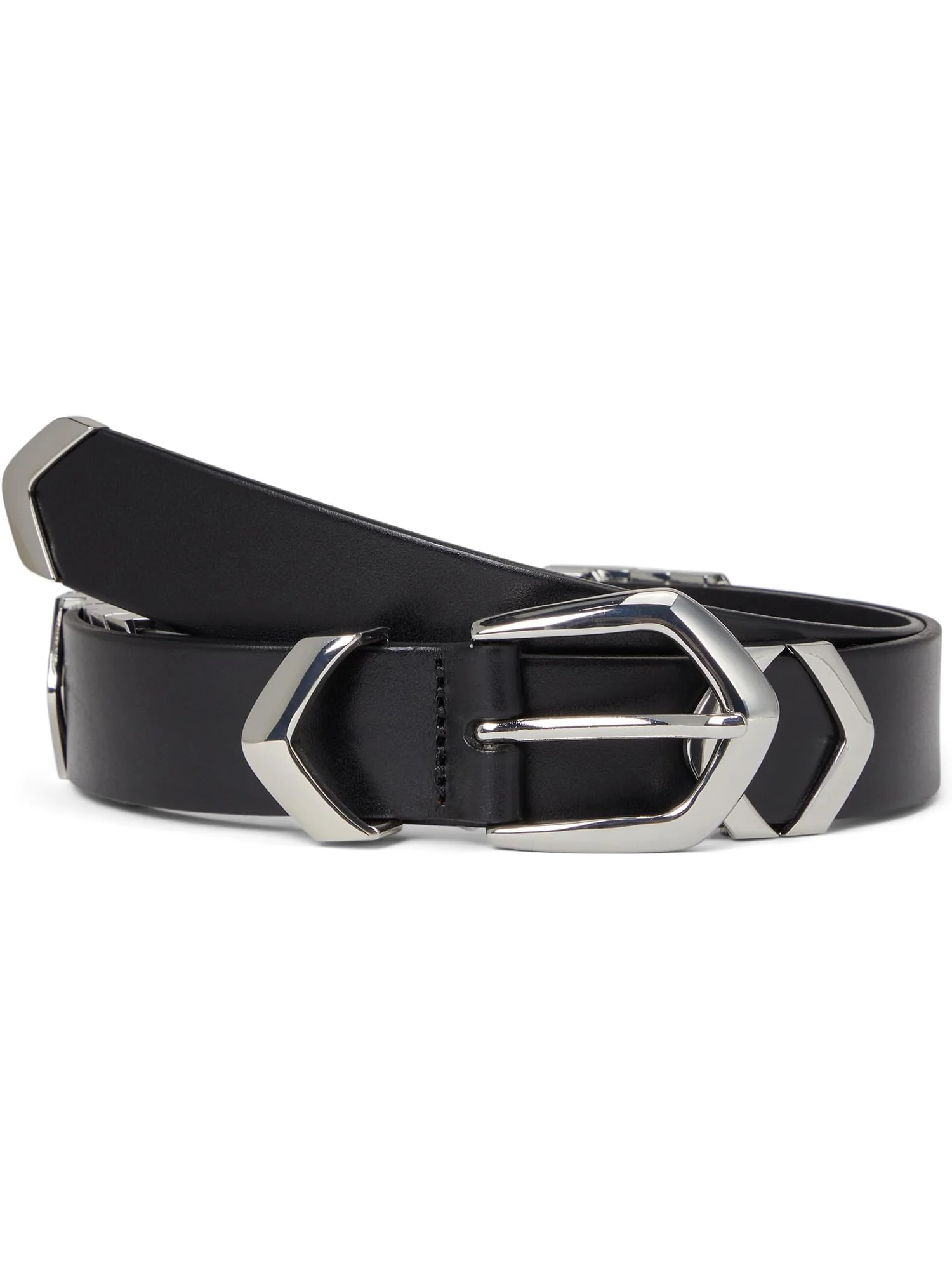 Женский ремень Fiora Metal Keeper Madewell — изображение 1 из 1, черный
