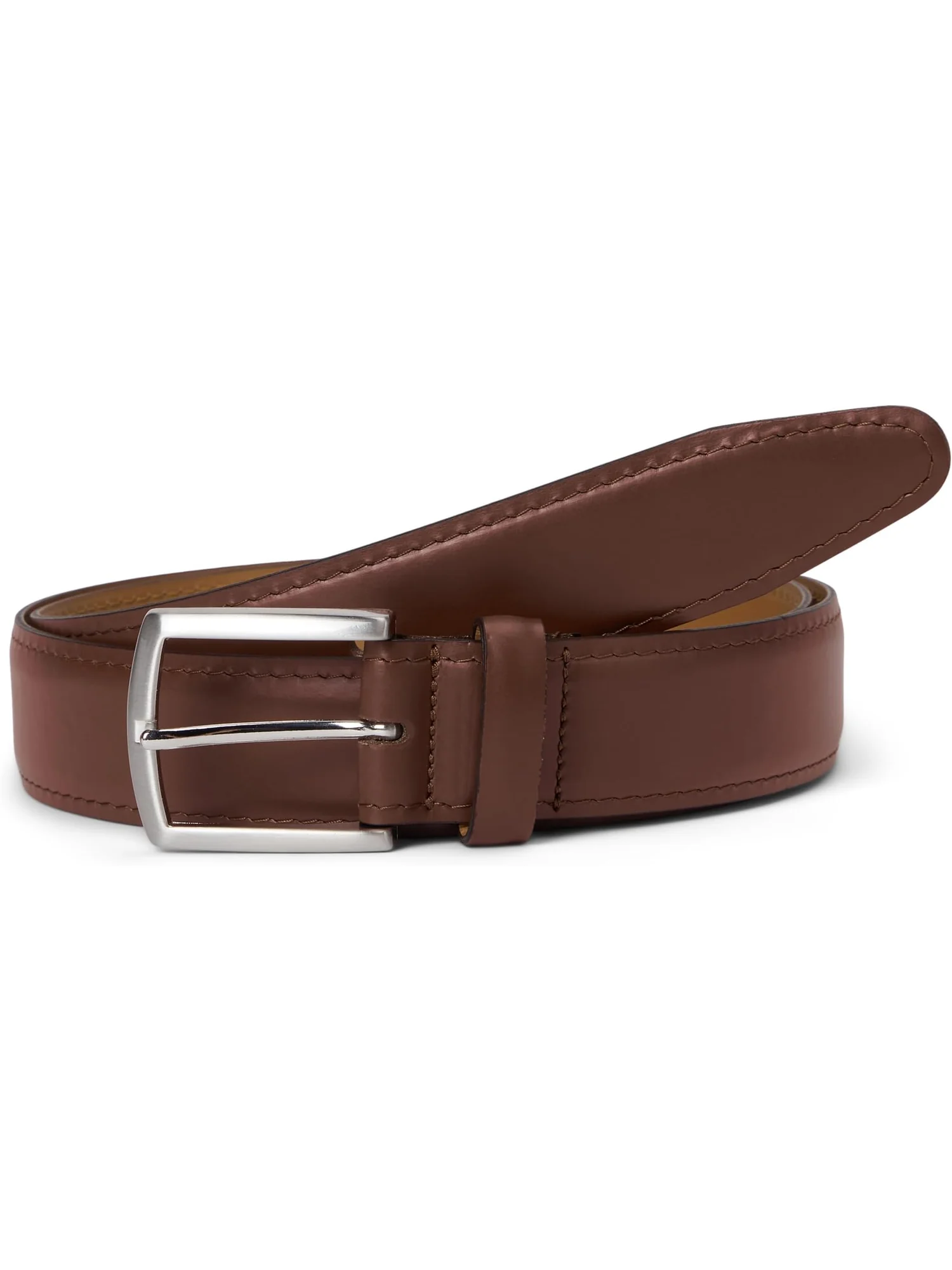 Ремень Johnston & Murphy Men's Glazed Feather Edge — изображение 1 из 1, коричневый