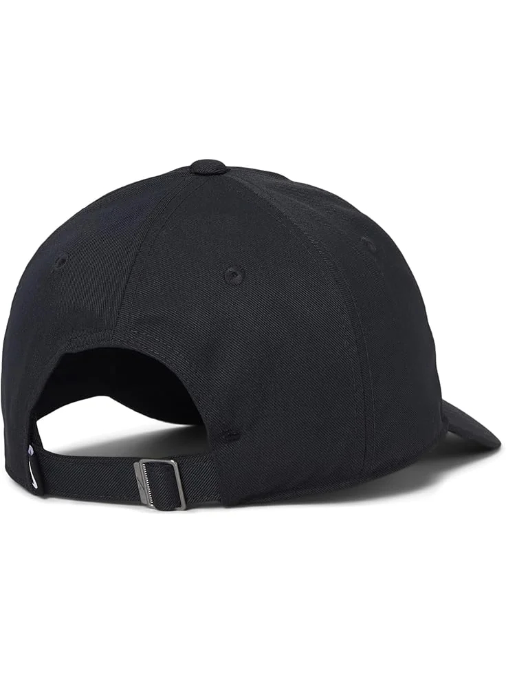 Унисекс кепка Nike Club Unstructured Swoosh — изображение 2 из 2, черный/черный