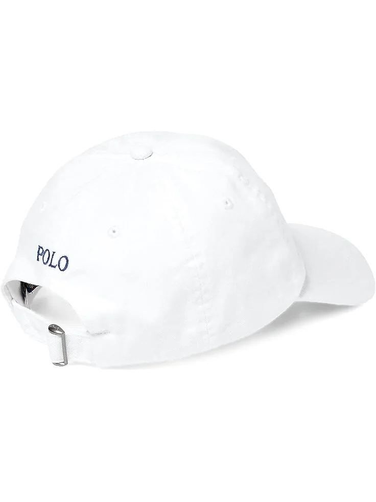 Мужская классическая кепка-чино Polo Ralph Lauren — изображение 2 из 3, белый/синий