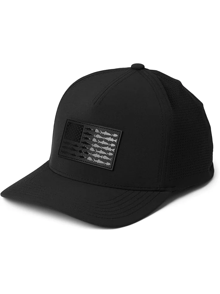 Унисекс кепка Columbia PFG Elite 3D Stretch Snap Back — изображение 1 из 2, черный