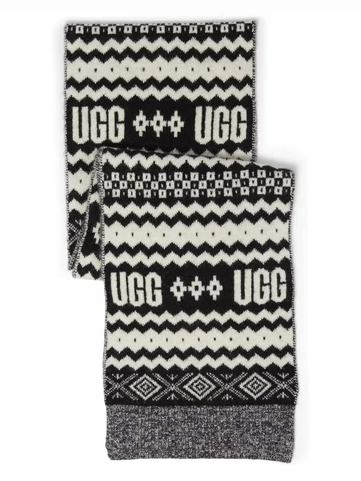 Женская шапка UGG Isle Set — изображение 2 из 2, черный мульти
