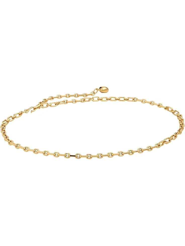 Женский пояс Madewell Loop Chain — изображение 2 из 3, золотистый