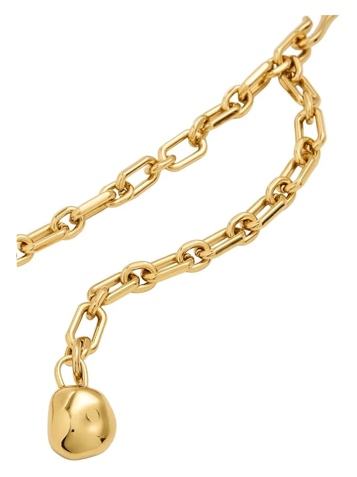 Женский пояс Madewell Loop Chain — изображение 3 из 3, золотистый