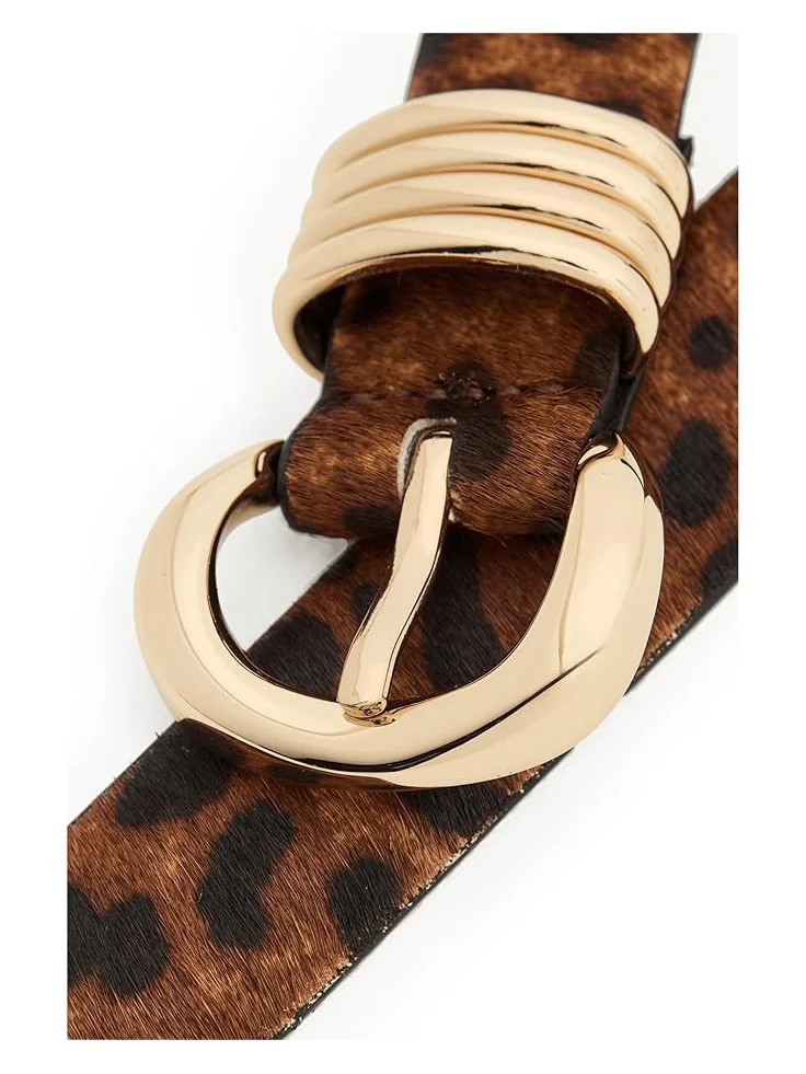 Женский пояс Madewell Inez: Leopard — изображение 3 из 3, мульти