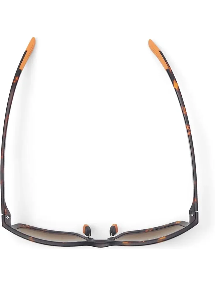 Men's Maui Jim Lehiwa AF, Matte Dark Havana/Hawaii Lava Polarized — изображение 3 из 4, хавана