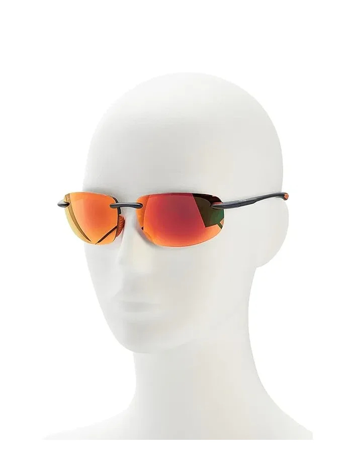 Солнцезащитные очки Hookipa Ultra Maui Jim — изображение 2 из 4, темный синий оранжевый