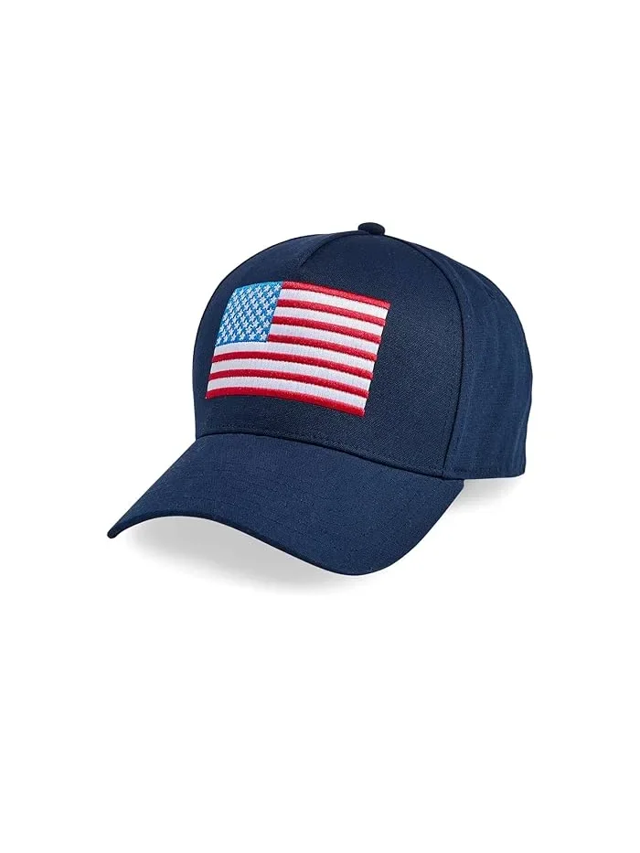 Кепка-тракер с флагом США Hipro American Flag Trucker Vineyard Vines — изображение 1 из 2, белый