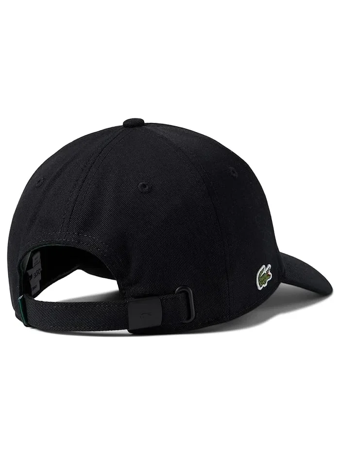 Кепка хлопковая Essentials Lacoste — изображение 2 из 2, черный