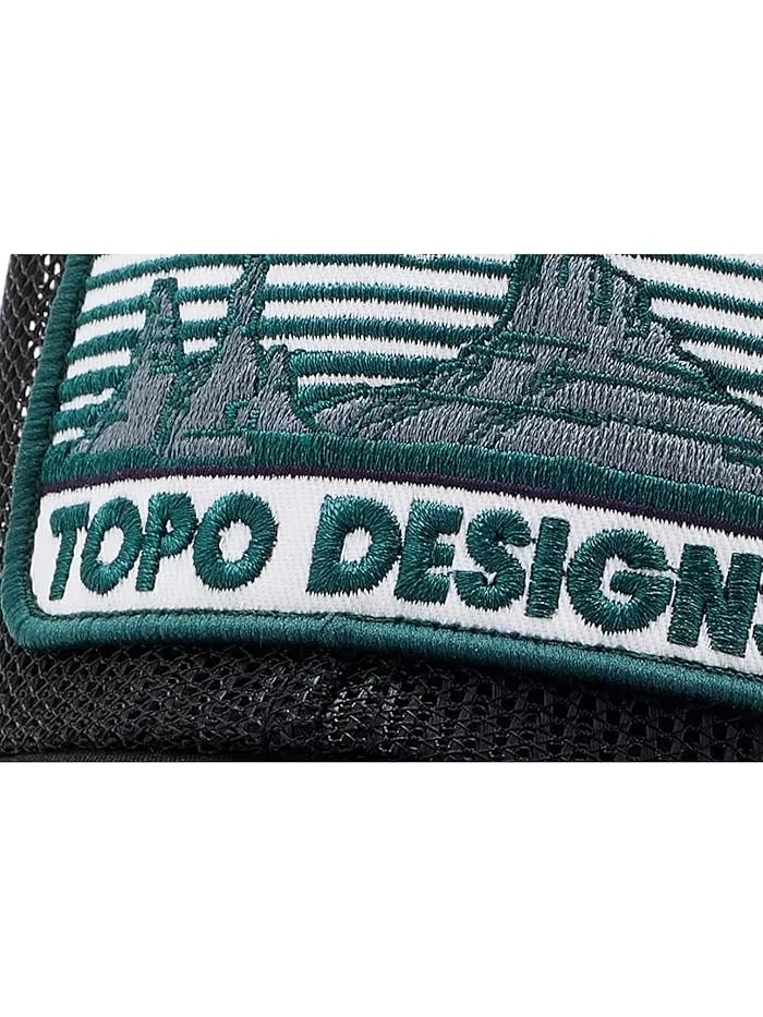 Кепка-тракер вельветовая Alpine View Topo Designs — изображение 3 из 3, прозрачный