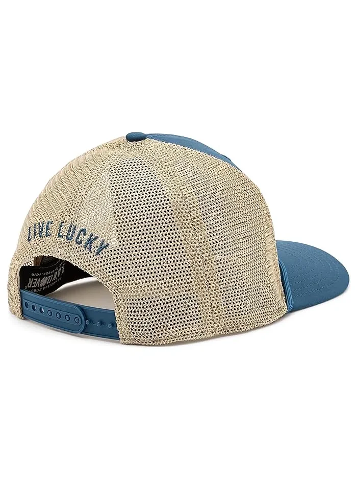 Кепка с вышивкой Granite 3 Adjustable Hat Black Clover — изображение 2 из 3, синий/бежевый