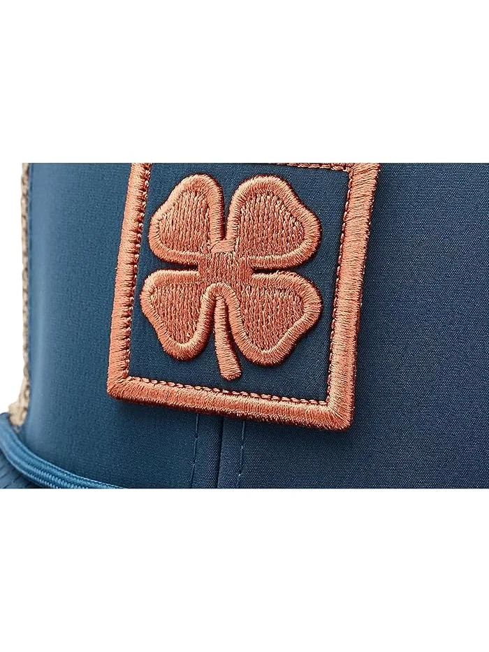 Кепка с вышивкой Granite 3 Adjustable Hat Black Clover — изображение 3 из 3, синий/бежевый