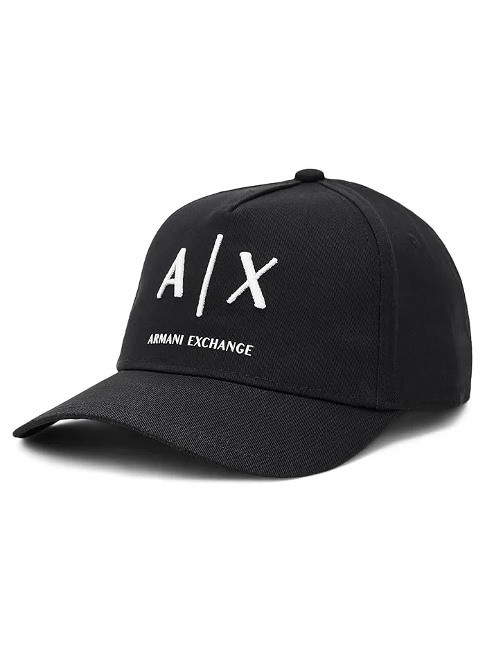 Бейсболка Cotton Twill Logo Armani Exchange — белый