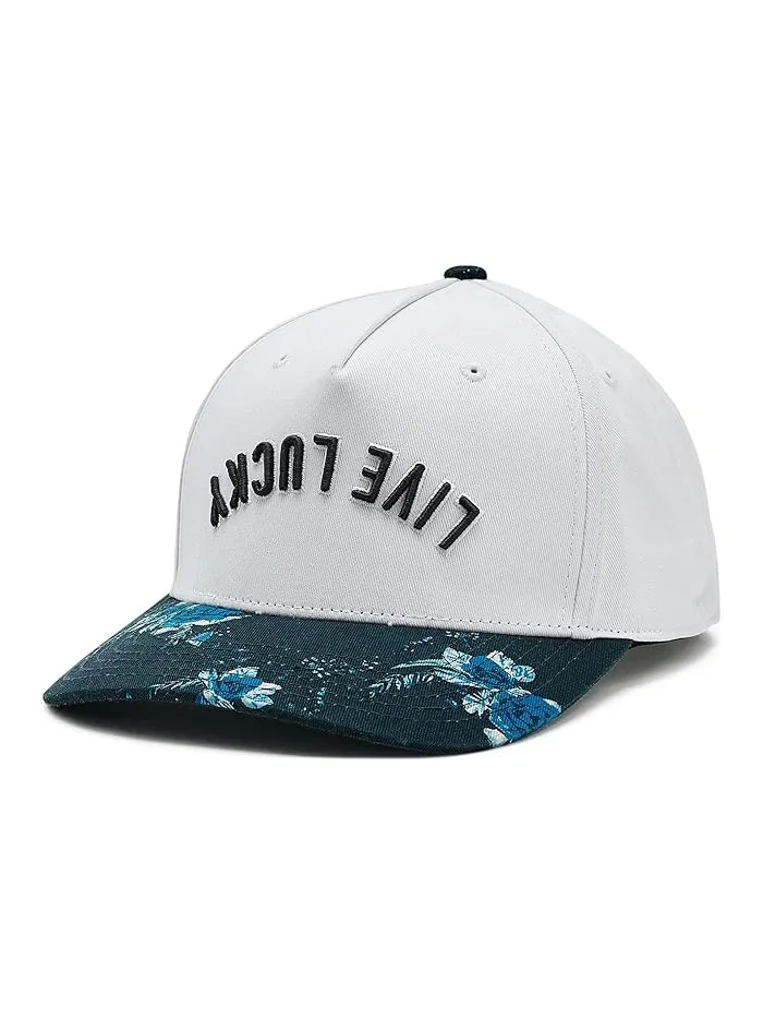 Кепка с тропическим принтом Tropical Upside Down Luck Adjustable Hat Black Clover