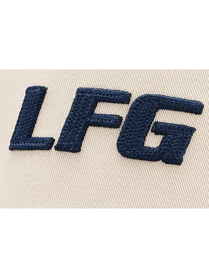 Кепка LFG Panel 2 Tone Twill Adjustable Hat Black Clover — изображение 3 из 3, натуральный/темно-синий