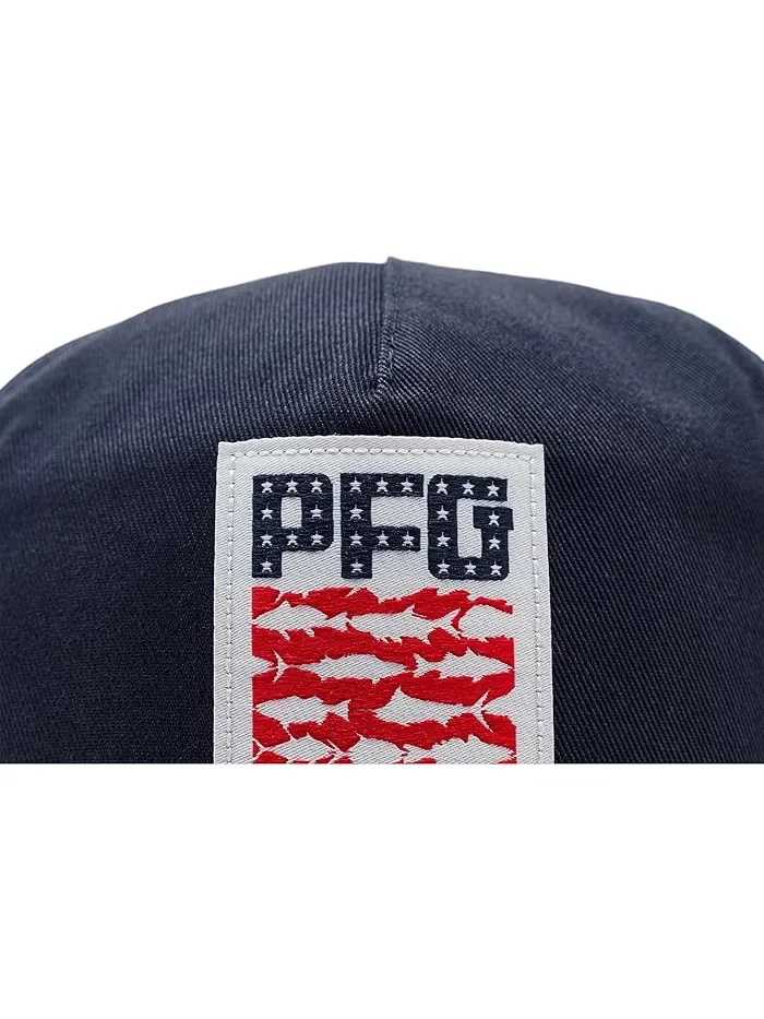 Кепка PFG Creel Snap Back Columbia, Nocturnal/Americana — изображение 3 из 3, американская