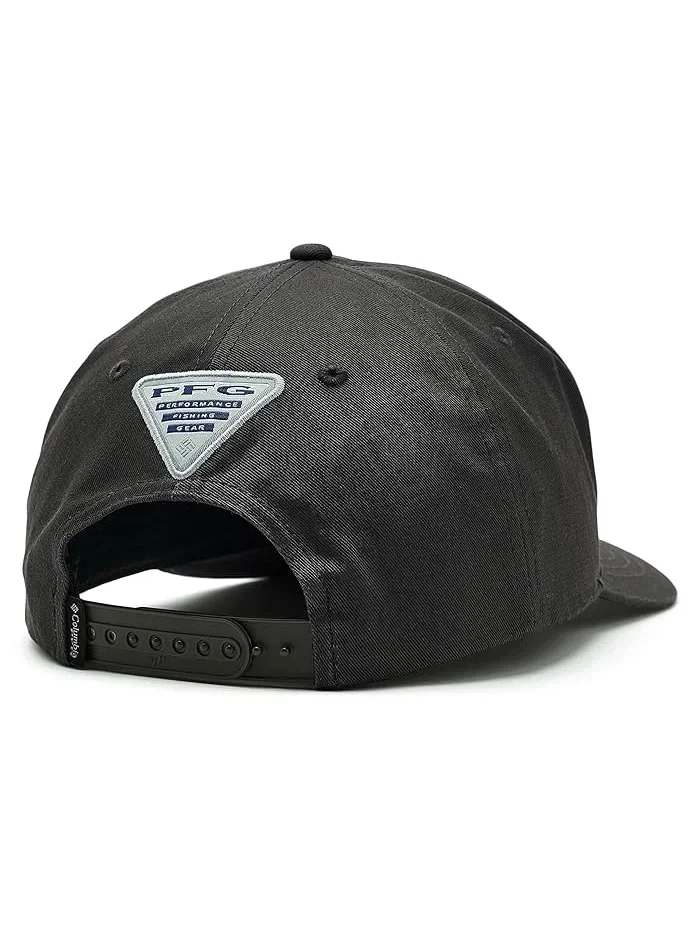 Кепка PFG Creel Snap Back Columbia, Shark/Americana — изображение 2 из 3, серый